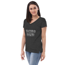 Load image into Gallery viewer, Women’s recycled v-neck t-shirt