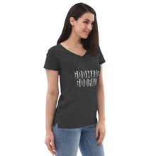 Load image into Gallery viewer, Women’s recycled v-neck t-shirt