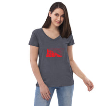 Load image into Gallery viewer, Women’s recycled v-neck t-shirt