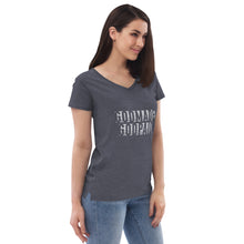 Load image into Gallery viewer, Women’s recycled v-neck t-shirt
