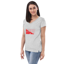 Load image into Gallery viewer, Women’s recycled v-neck t-shirt