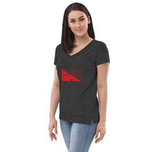 Load image into Gallery viewer, Women’s recycled v-neck t-shirt
