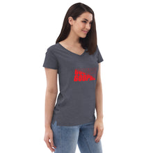 Load image into Gallery viewer, Women’s recycled v-neck t-shirt
